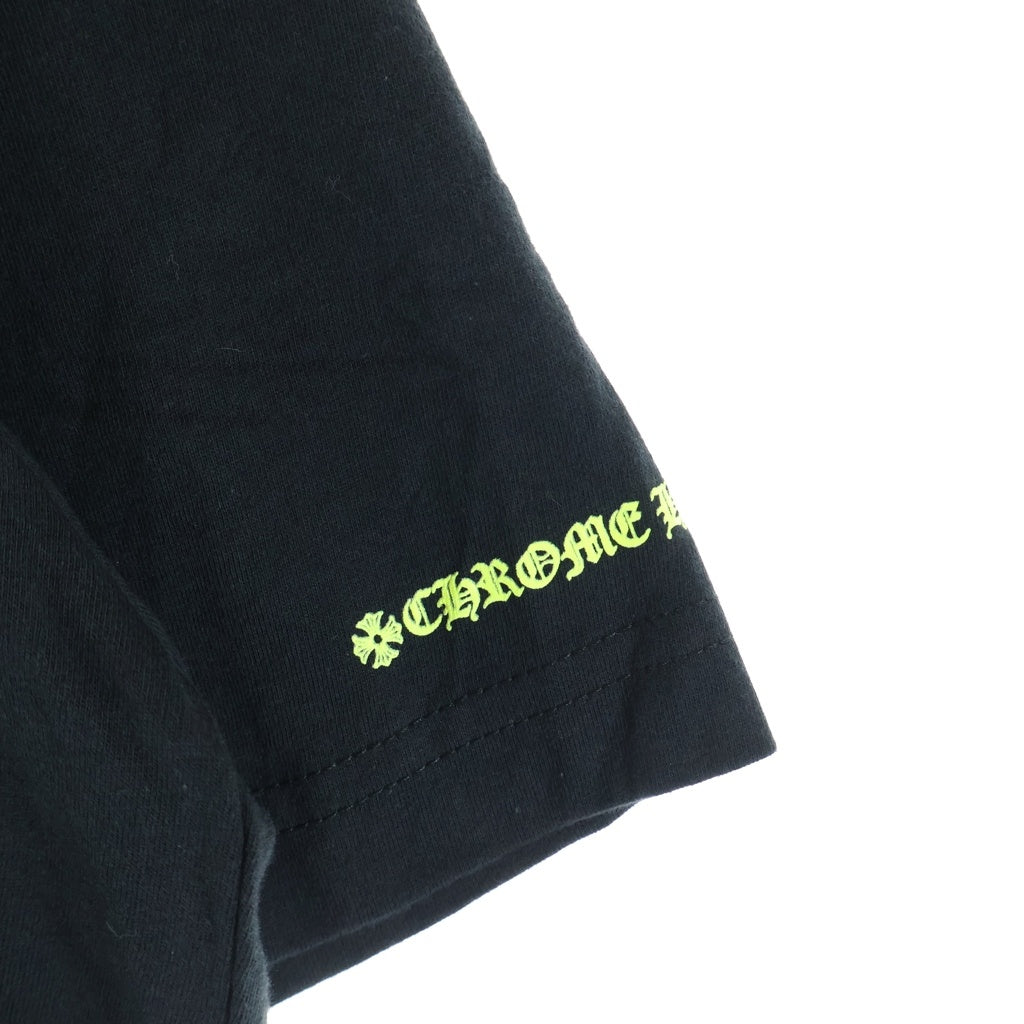 CHROME HEARTS(クロムハーツ) HORSESHOE S/S TEE BLACK/NEON YELLOW ホースシュー ショートスリーブ Tシャツ ブラック/イエロー