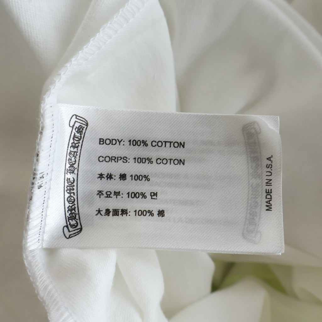 CHROME HEARTS(クロムハーツ) HORSESHOE S/S TEE WHITE/NEON YELLOW ホースシュー ショートスリーブ Tシャツ ホワイト/イエロー