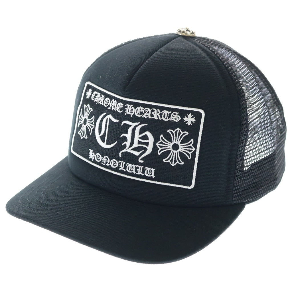CHROME HEARTS(クロムハーツ) TRUCKER CAP CHパッチ メッシュ トラッカーキャップ 帽子 ブラック