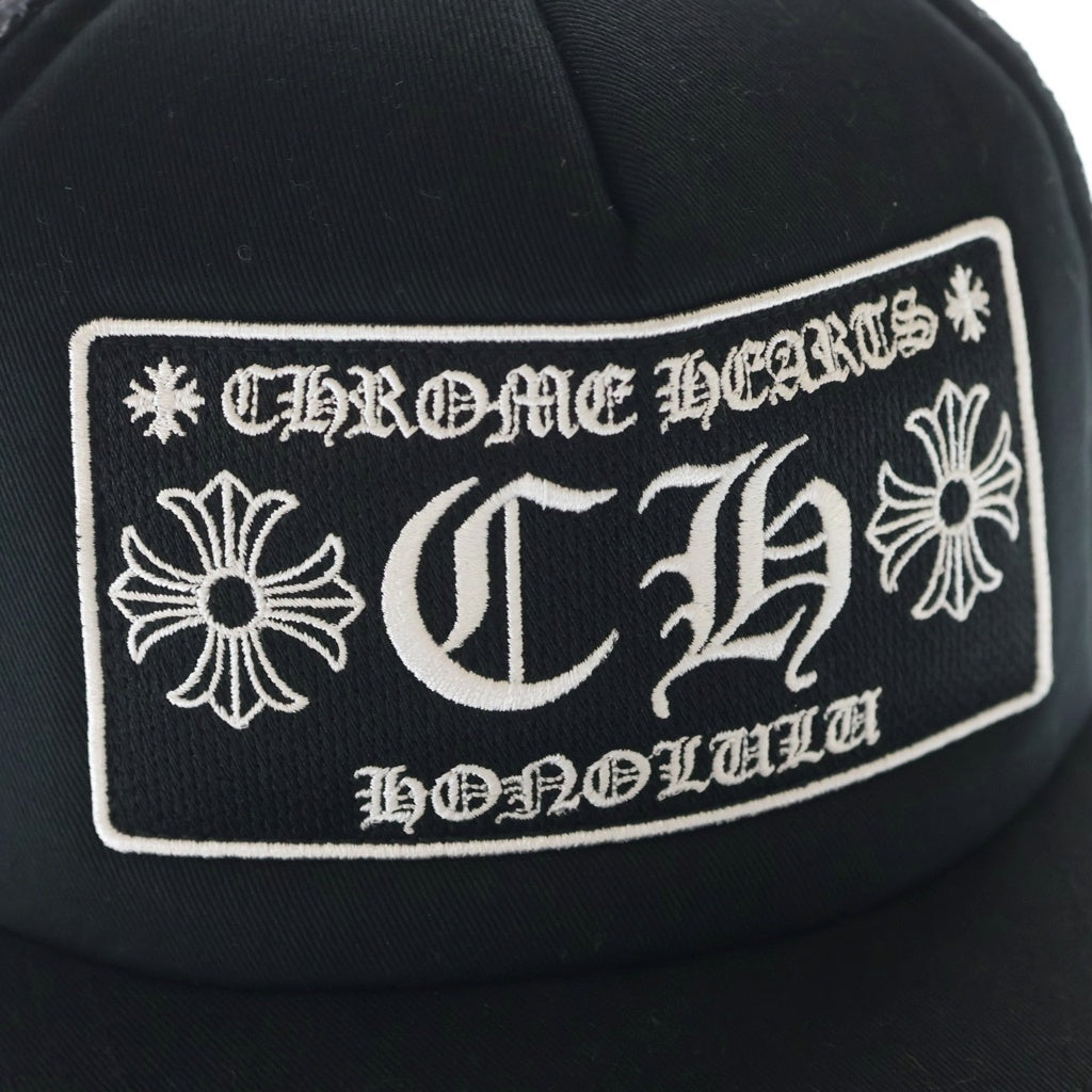CHROME HEARTS(クロムハーツ) TRUCKER CAP CHパッチ メッシュ トラッカーキャップ 帽子 ブラック