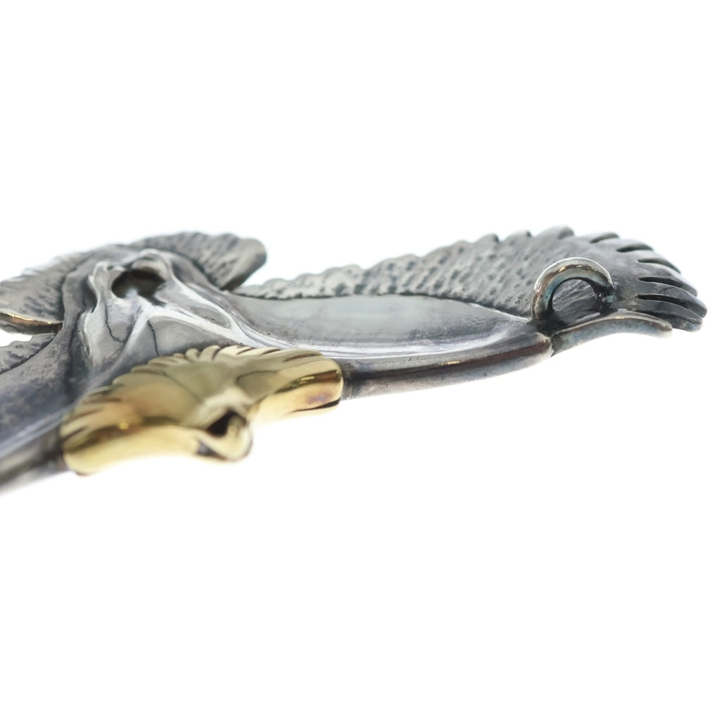 WING ROCK(ウィングロック) Eagle Pendant top Diamond-L 両目ダイヤ付きイーグルネックレストップ シルバー/ゴールド
