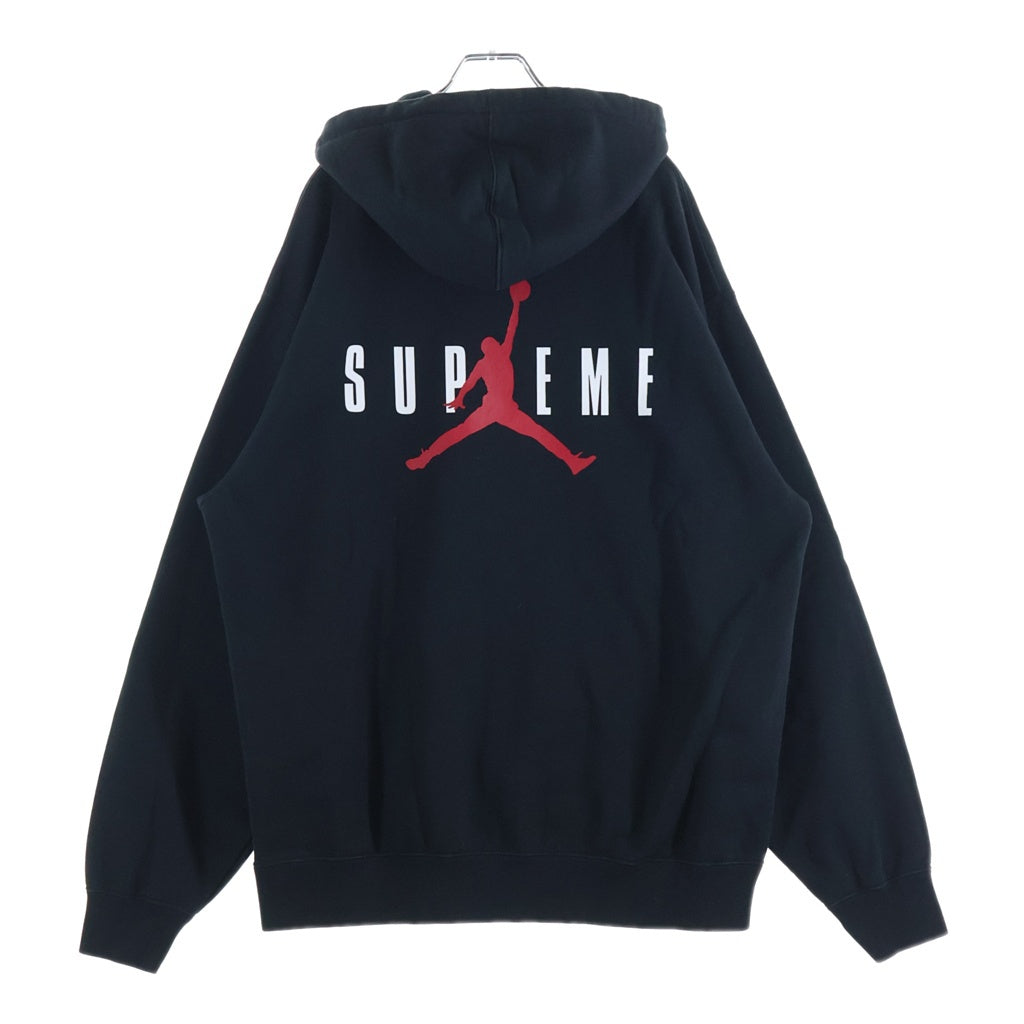 SUPREME(シュプリーム) 24AW×NIKE Jordan Hooded Sweatshirtナイキ ジョーダン フーディースウェットシャツ プルオーバーパーカー ブラック HF0836-010