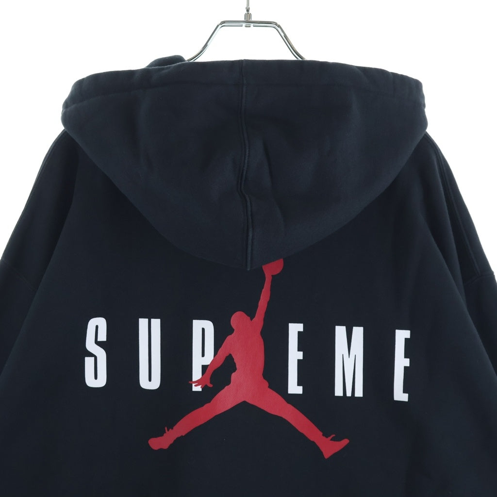 SUPREME(シュプリーム) 24AW×NIKE Jordan Hooded Sweatshirtナイキ ジョーダン フーディースウェットシャツ プルオーバーパーカー ブラック HF0836-010