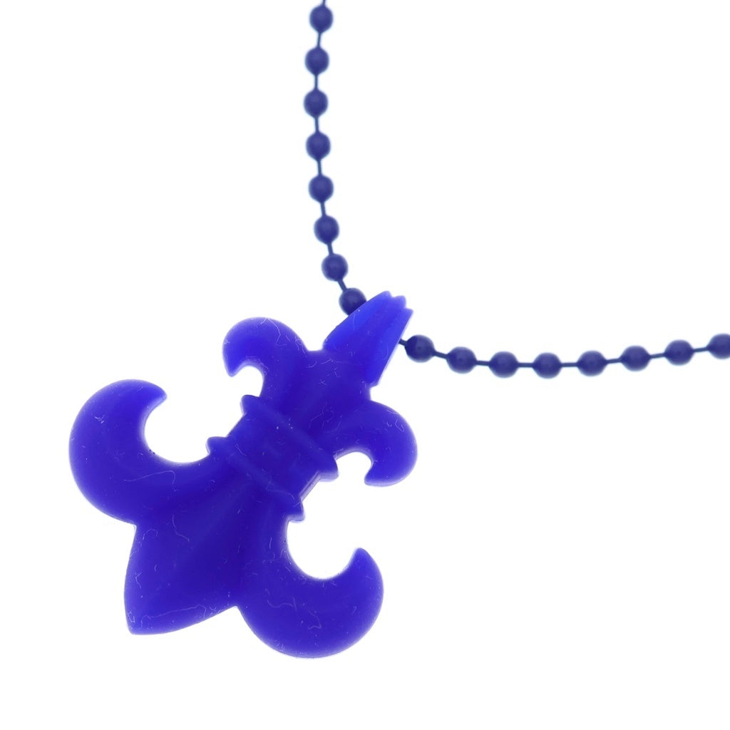 CHROME HEARTS(クロムハーツ) RUBBER BS FLUER BSフレア ラバーネックレス シリコン ブルー - ギャラ(国内レシート)