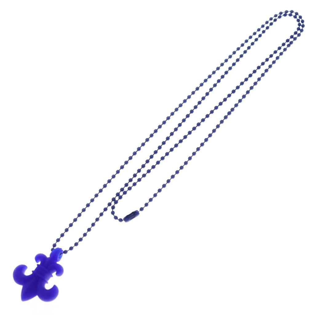 CHROME HEARTS(クロムハーツ) RUBBER BS FLUER BSフレア ラバーネックレス シリコン ブルー - ギャラ(国内レシート)