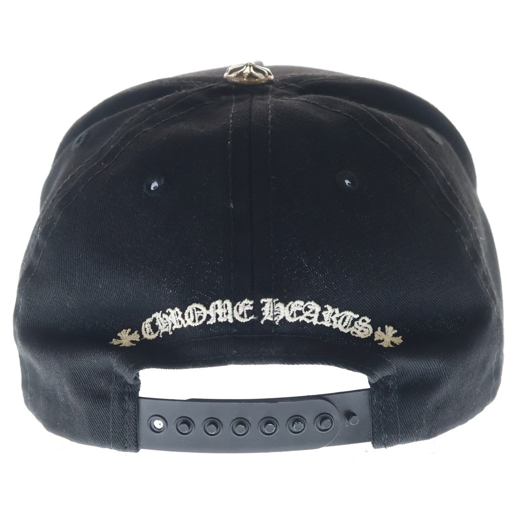 CHROME HEARTS(クロムハーツ) CH刺繍 ベースボールキャップ 帽子 ブラック/グレー