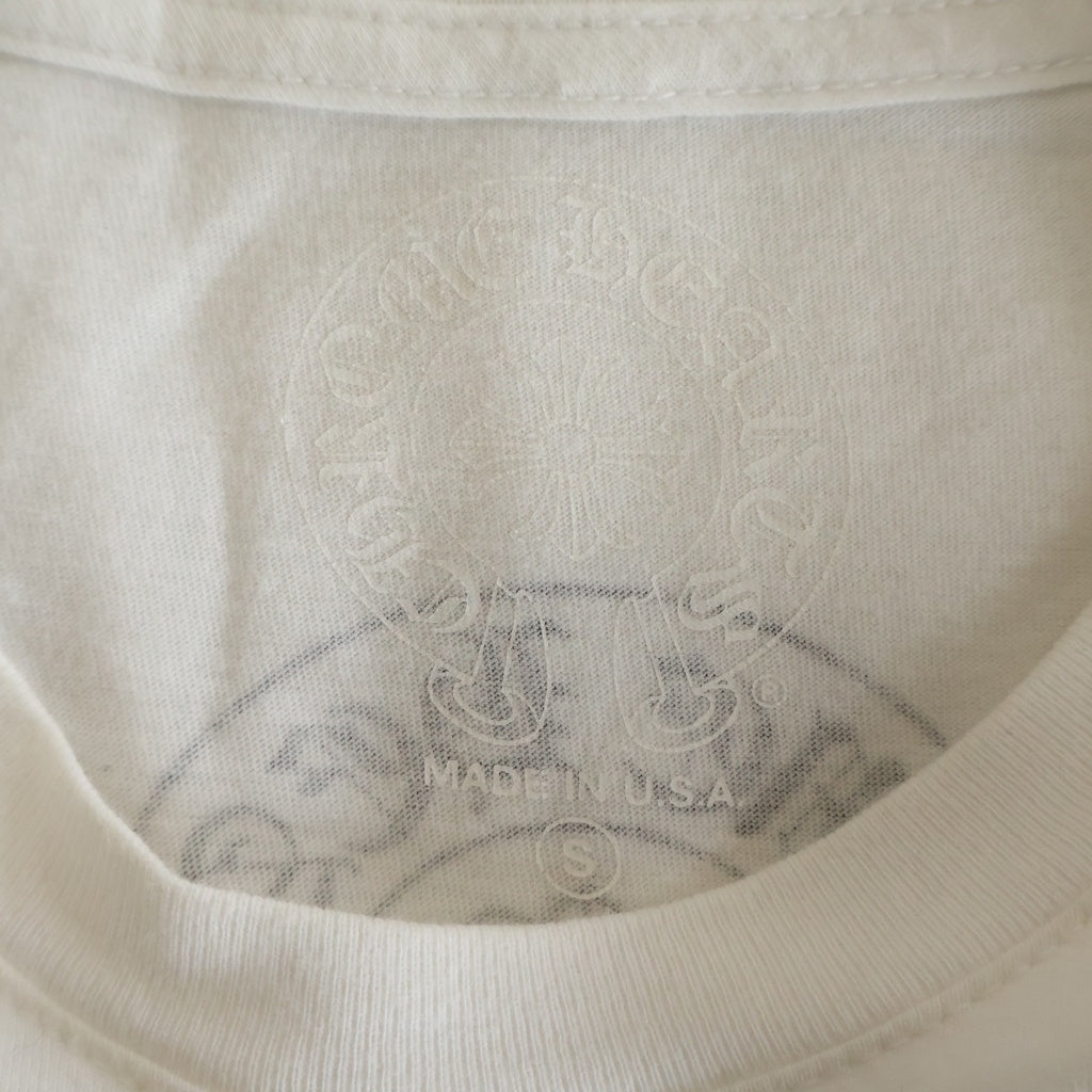CHROME HEARTS(クロムハーツ) CH T-BAR T-SHRT 1 Tバーバックホースシュープリント 半袖Tシャツ カットソー ホワイト -