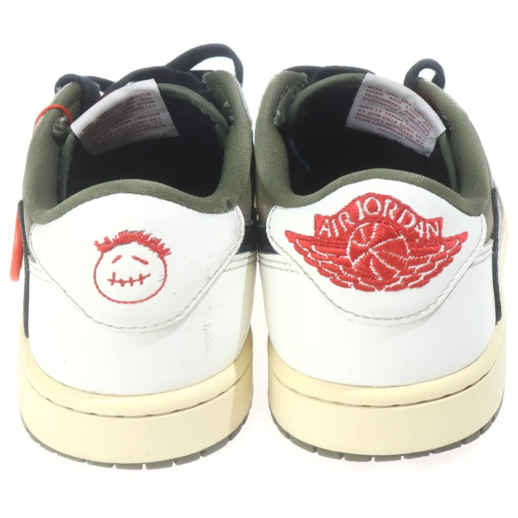 NIKE(ナイキ) ×TAVIS SCOTT AIR JORDAN1 LOW OG SP DM7866-200 エアジョーダン1 ローカットスニーカー カーキ US8.5/26.5cm