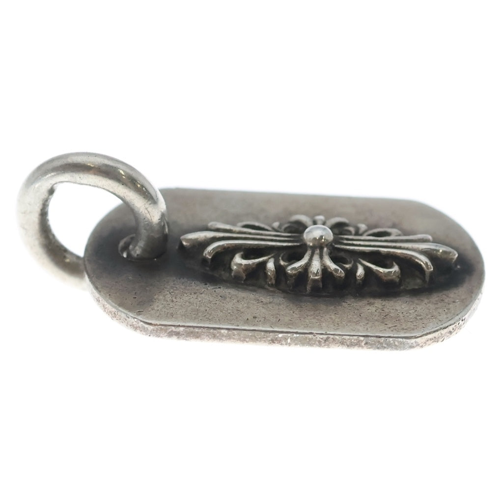 CHROME HEARTS(クロムハーツ) RAISED FRRL DOGTAG レイズドフローラルクロス ドッグタグ ペンダントトップ シルバー BCA302