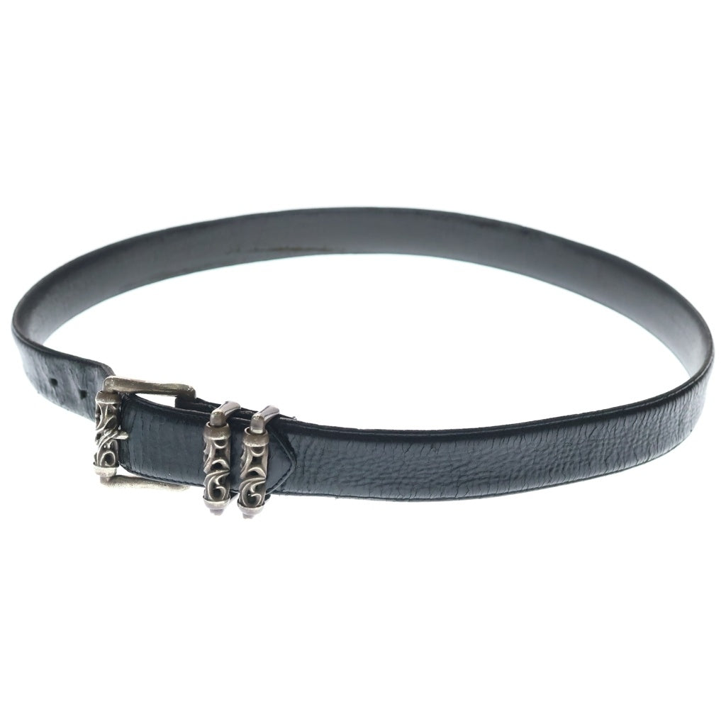 CHROME HEARTS(クロムハーツ) OLD BLT ROLLER 3PC1.0inch オールド 3PCローラーバックル レザーベルト シルバー