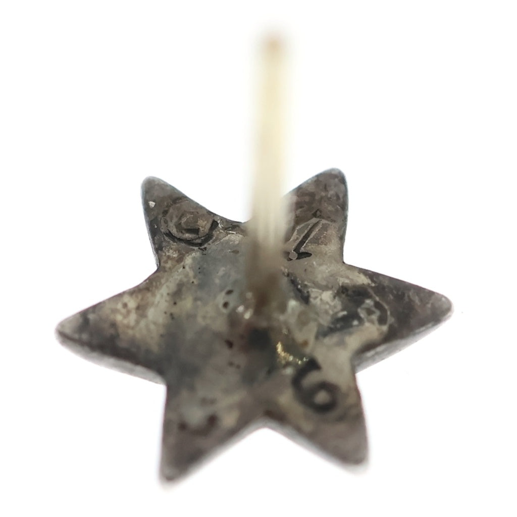 CHROME HEARTS(クロムハーツ) CO STAR スター スタッドピアス シルバー BCA096 ※キャッチ社外品