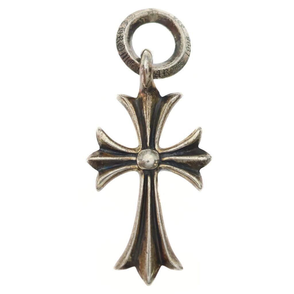 CHROME HEARTS(クロムハーツ) TINY CH CROSS タイニーCHクロス チャーム ネックレストップ シルバー BCA382