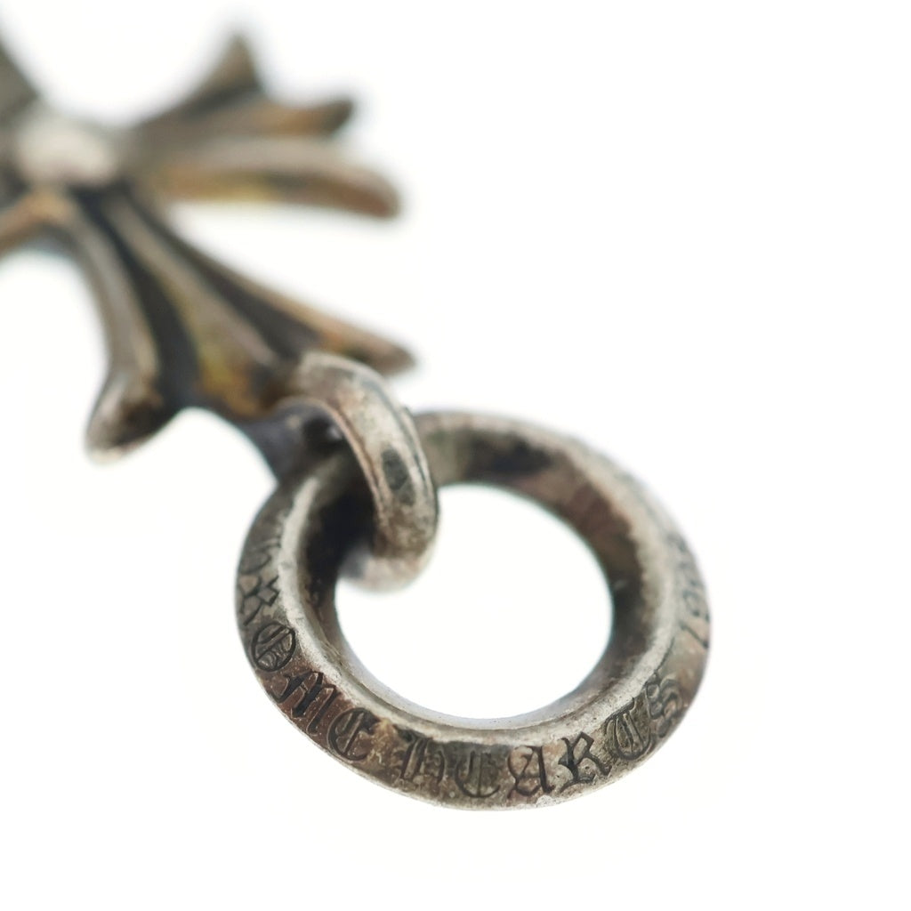 CHROME HEARTS(クロムハーツ) TINY CH CROSS タイニーCHクロス チャーム ネックレストップ シルバー BCA382