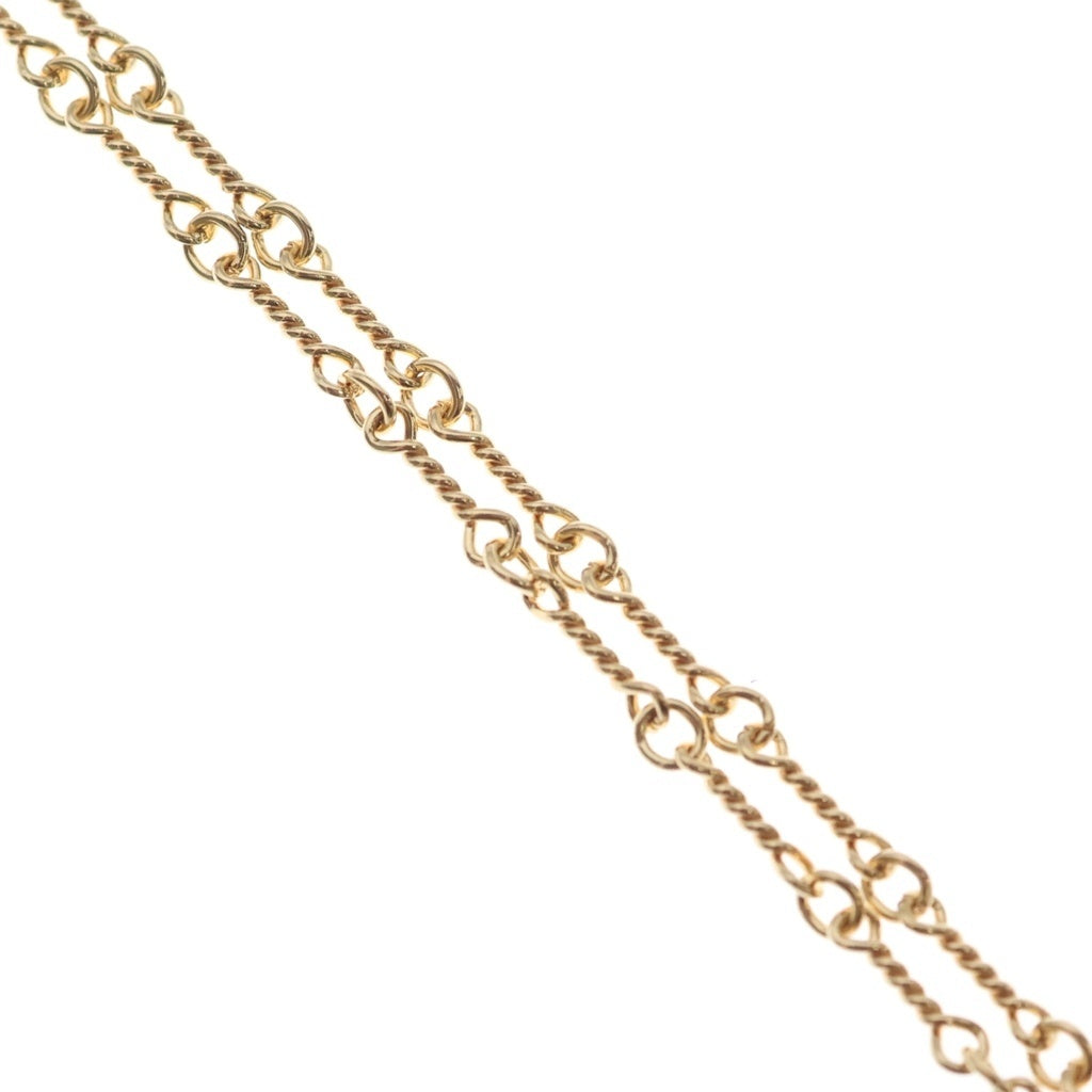 CHROME HEARTS(クロムハーツ) 22K NECKCHAIN T20 ツイストチェーンネックレス 20inch ゴールド BCA015