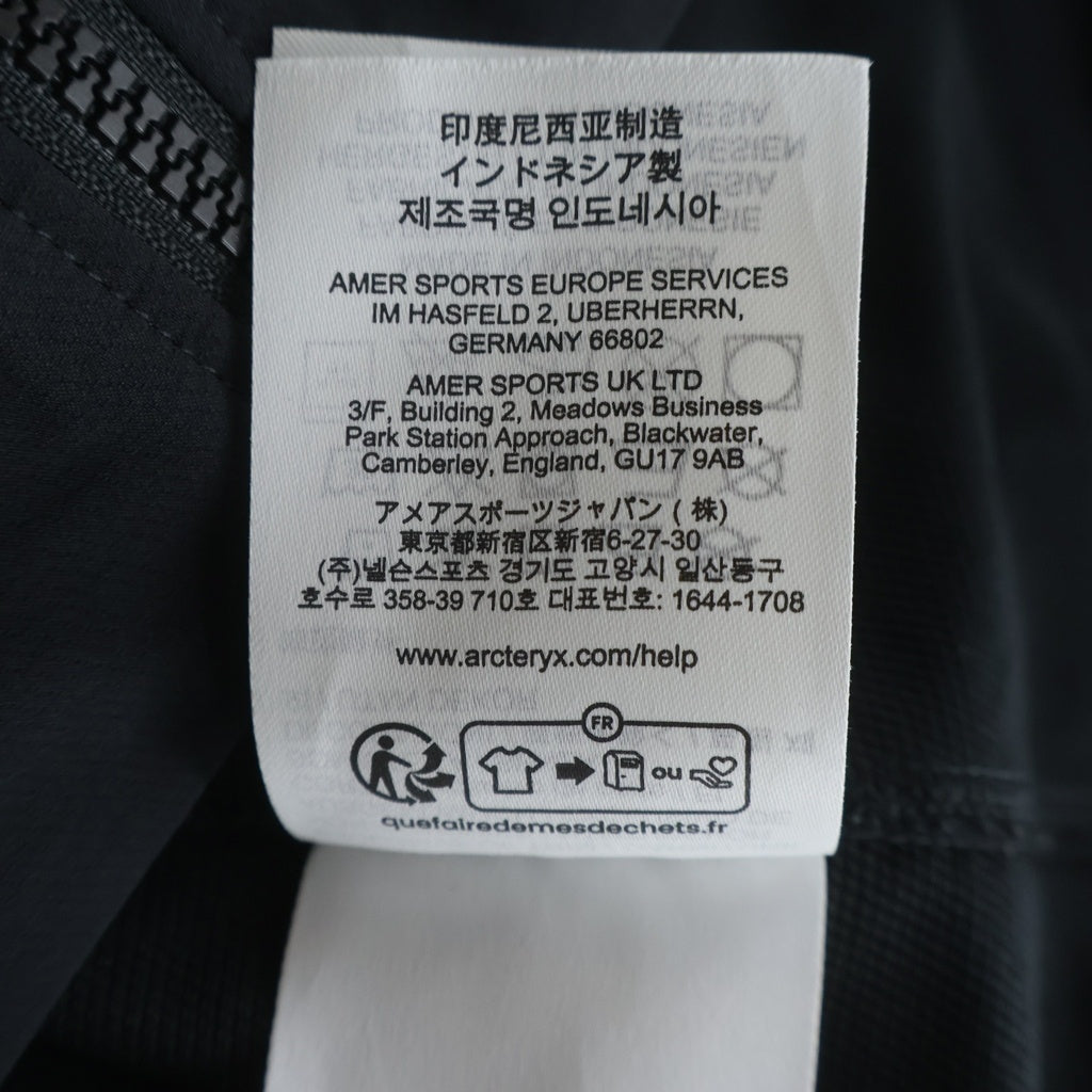ARC'TERYX(アークテリクス) Gamma Hoody ガンマフーディー ソフトシェルジャケット ナイロンジャケット ブラック X000009819