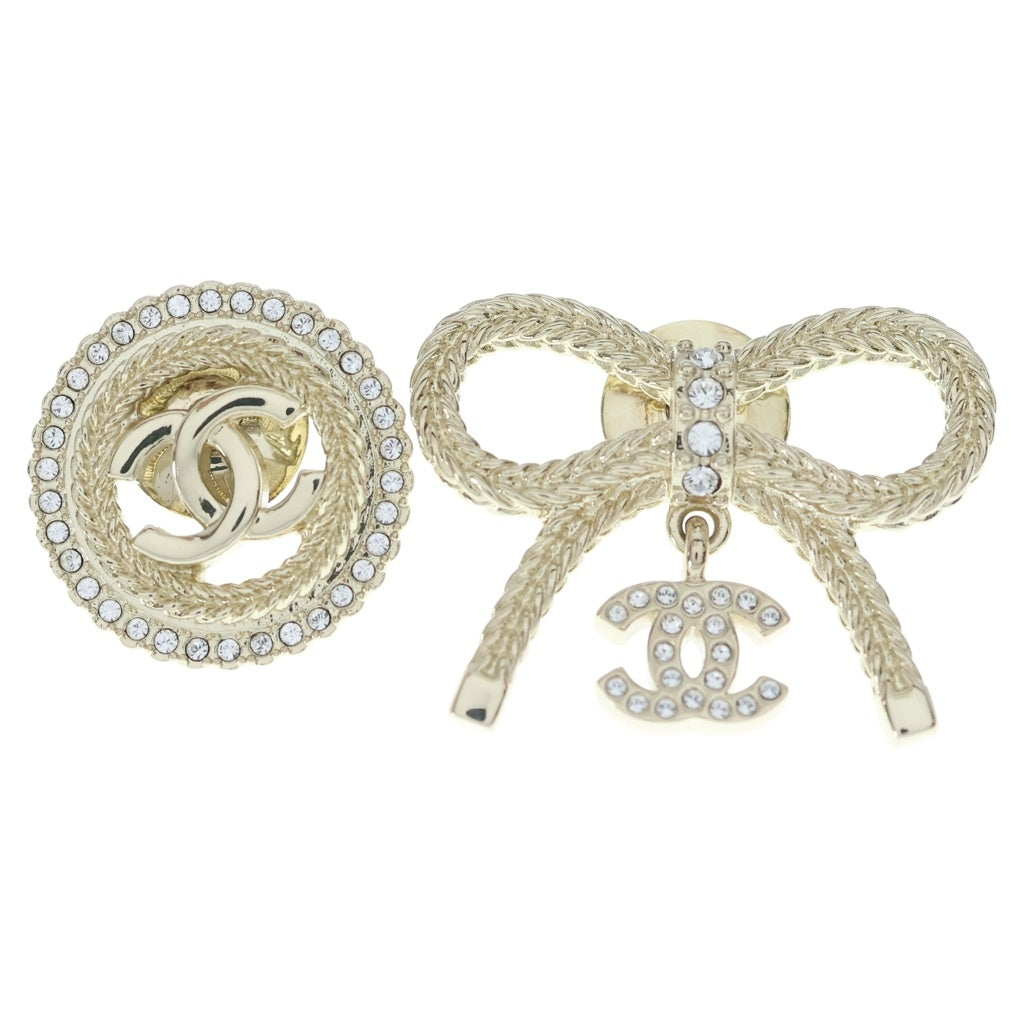 CHANEL(シャネル) シャネル メタル リボン ココマーク ブローチ ABE646 レディース