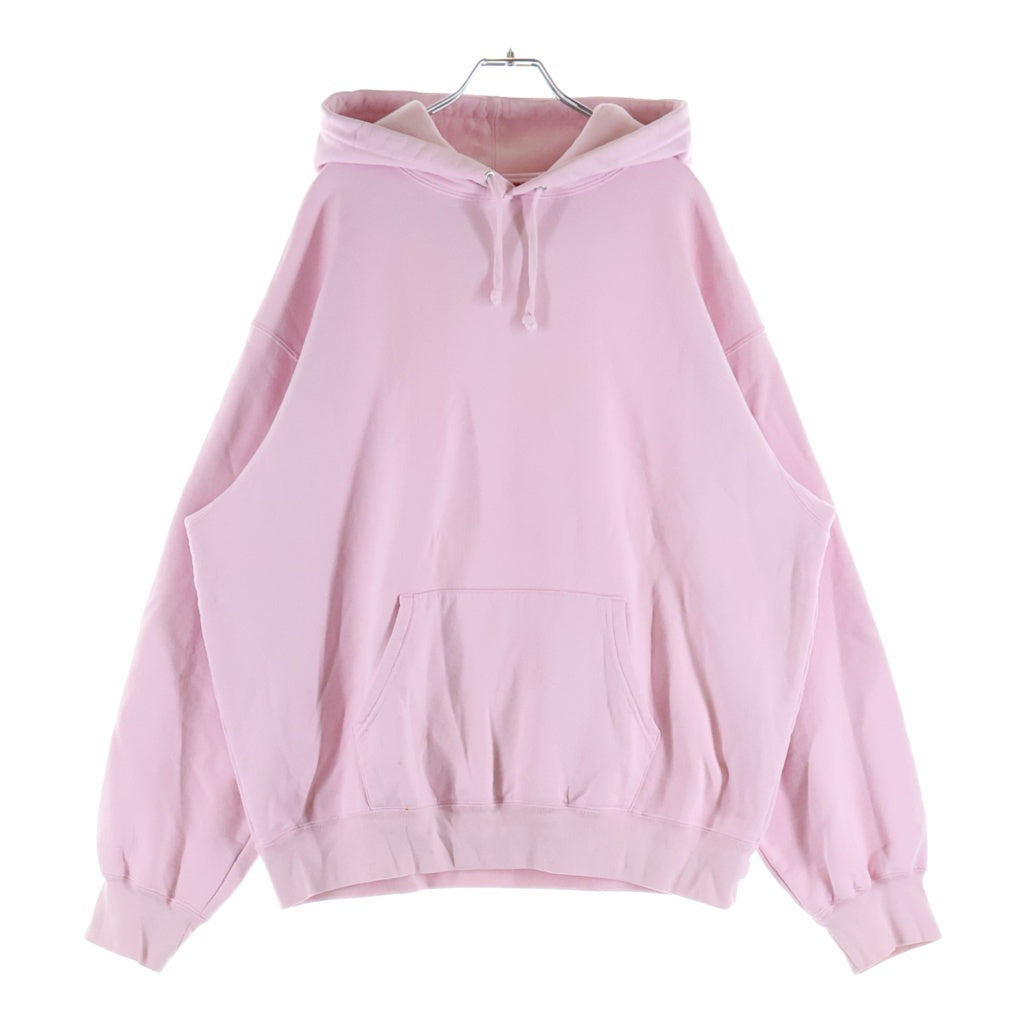 SUPREME(シュプリーム) 23AW Satin Applique Hooded Sweatshirt サテンアップリケフーディー プルオーバーパーカー ピンク