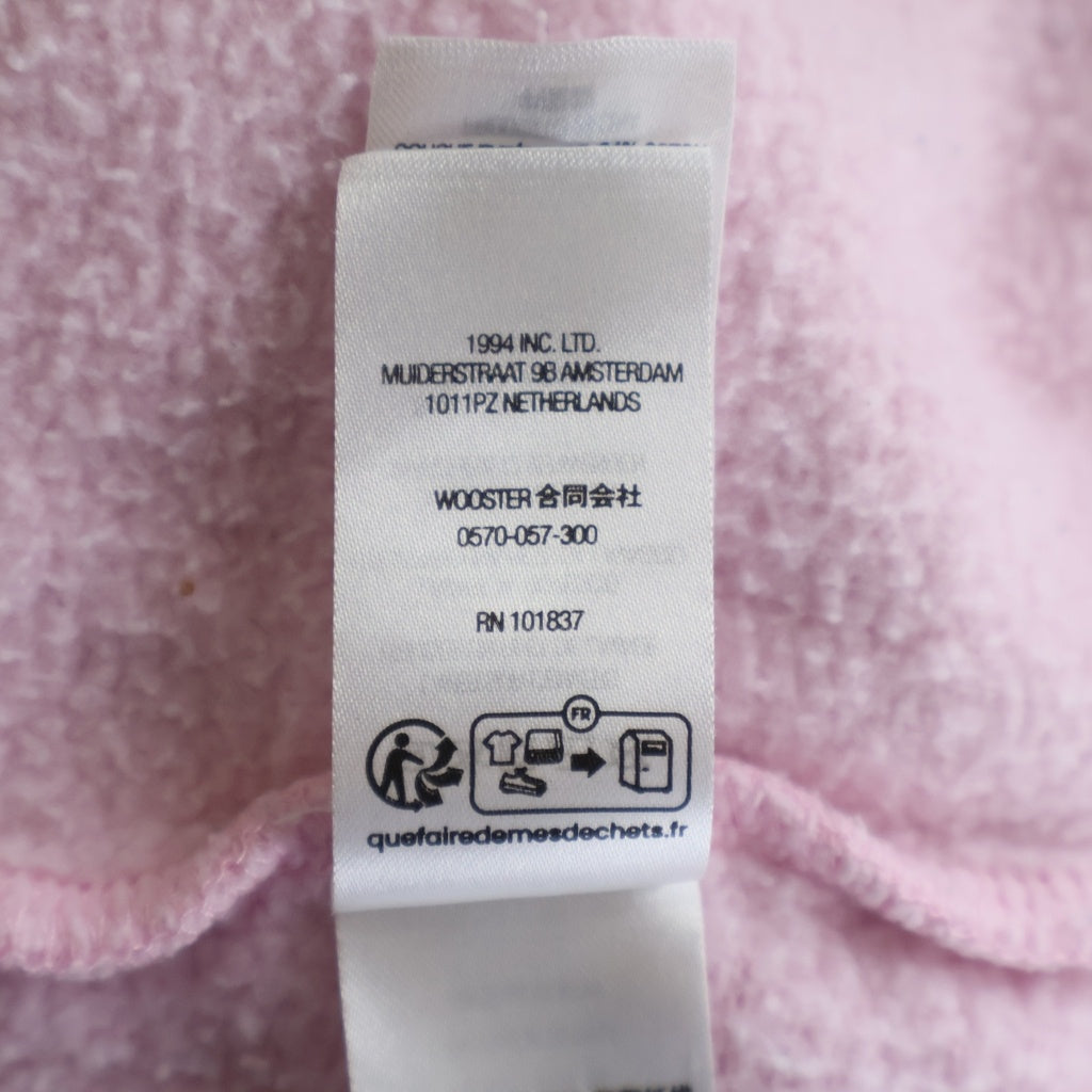 SUPREME(シュプリーム) 23AW Satin Applique Hooded Sweatshirt サテンアップリケフーディー プルオーバーパーカー ピンク