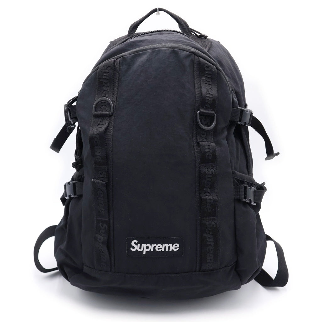 SUPREME(シュプリーム) 20AW Backpack 21L ロゴパッチ バックパック リュックサック ブラック