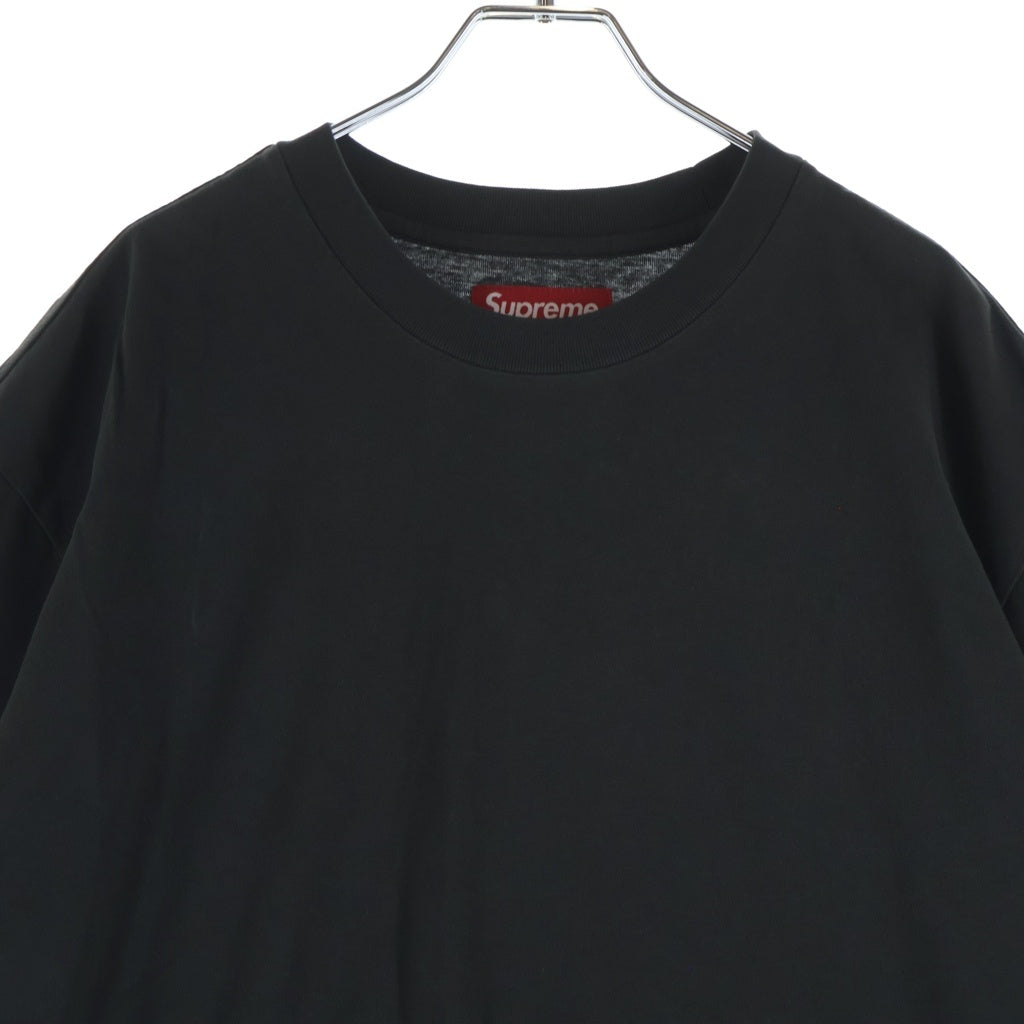 SUPREME(シュプリーム) 26SS Rhinestone Script S/S Top ラインストーンスクリプト ショートスリーブトップ 半袖Tシャツ カットソー ブラック
