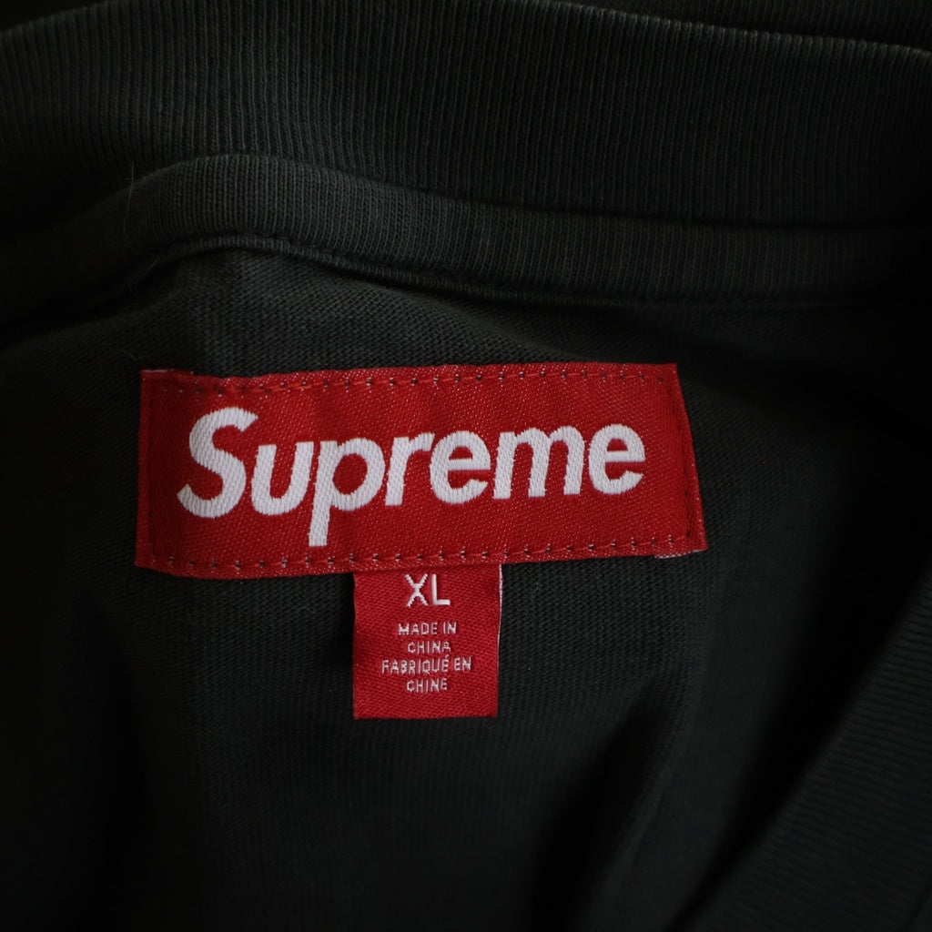 SUPREME(シュプリーム) 26SS Rhinestone Script S/S Top ラインストーンスクリプト ショートスリーブトップ 半袖Tシャツ カットソー ブラック