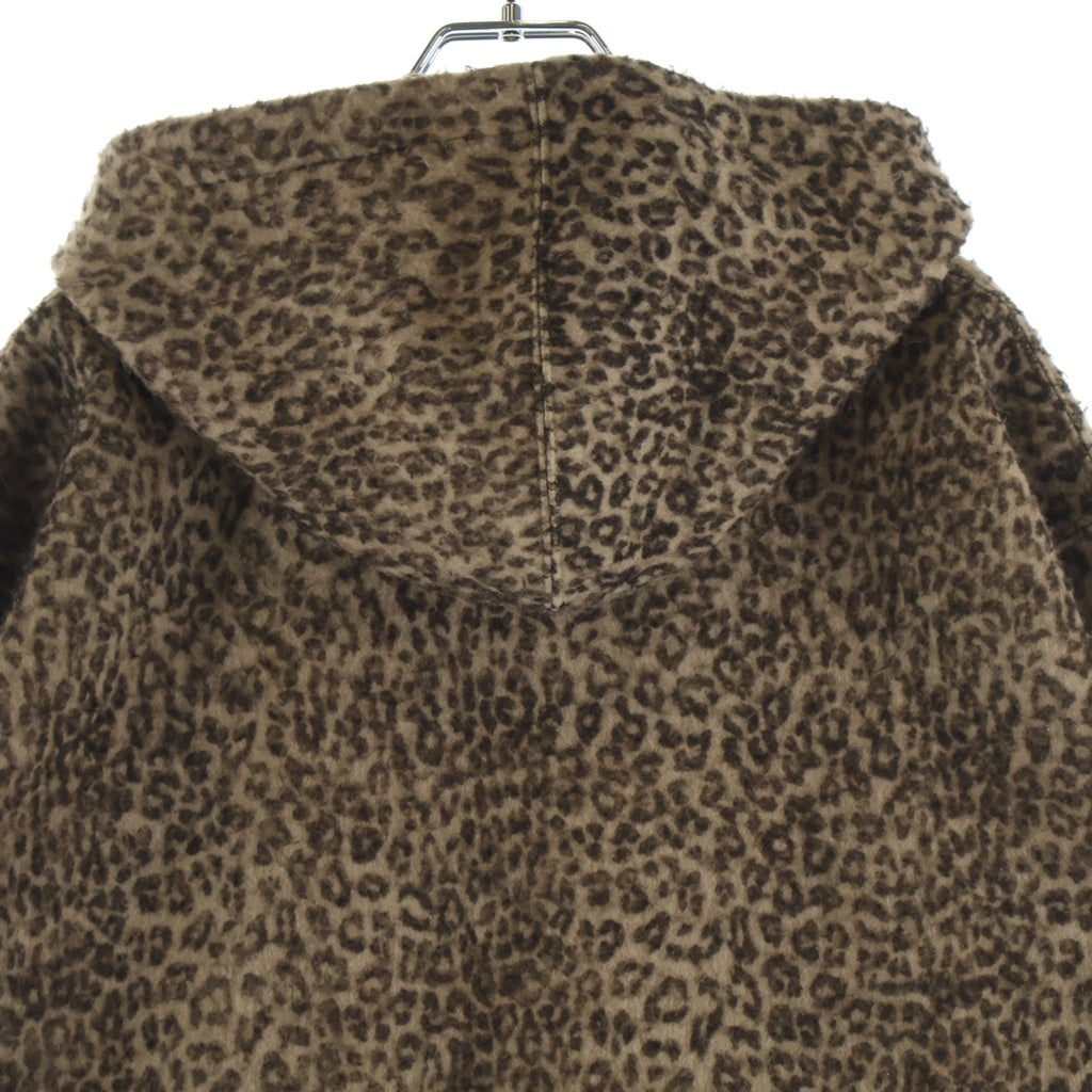 SUPREME(シュプリーム) 24AW Pilled Zip Up Hooded Sweatshirt Cheetah パイルド ジップアップフーディー スウェットパーカー チーター レオパード ベージュ