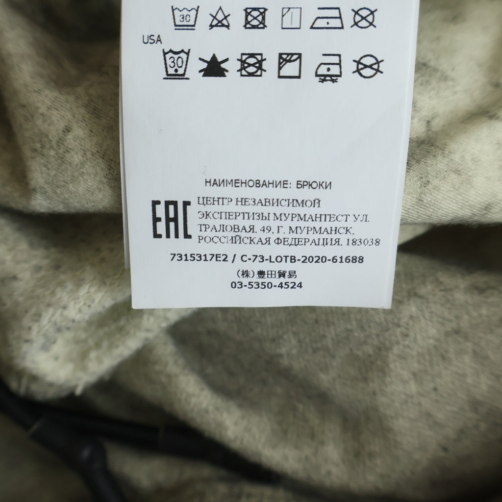 STONE ISLAND(ストーンアイランド) 20AW Dust Ghillie Laser Cargo Trousers ダストギリーレーザー カーゴトラウザーズパンツ スウェット カモフラ グレー