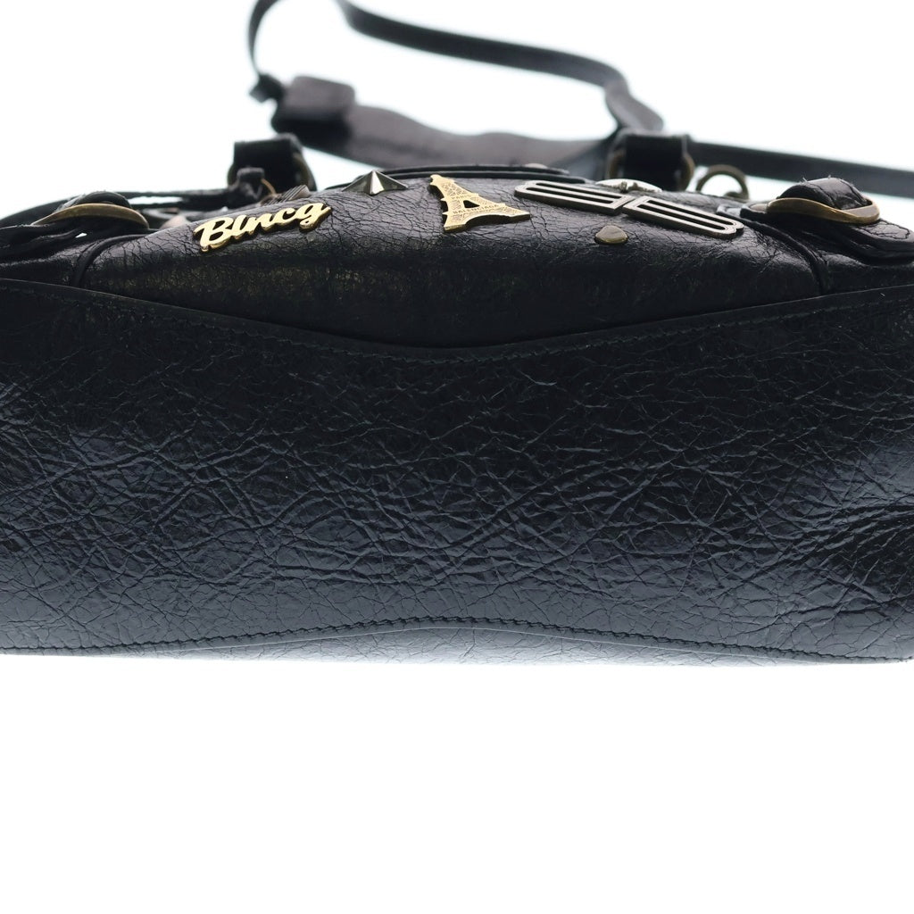 BALENCIAGA(バレンシアガ) 22AW Neo Classic Mini ネオクラシックミニ レザーショルダーバッグ ブラック 693913 レディース