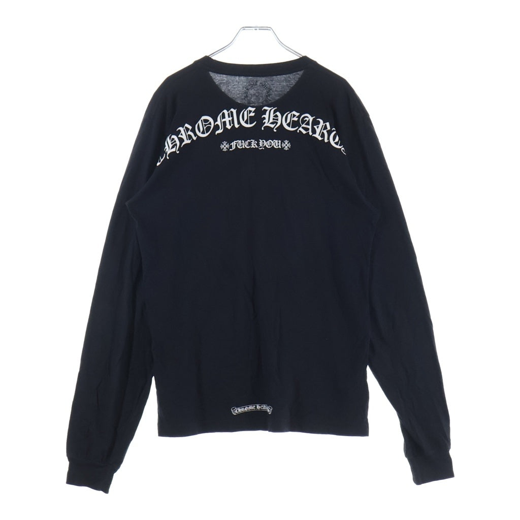 CHROME HEARTS(クロムハーツ) ARCH LOGO FUCH YOU アーチロゴ 長袖Tシャツ ロンT ブラック