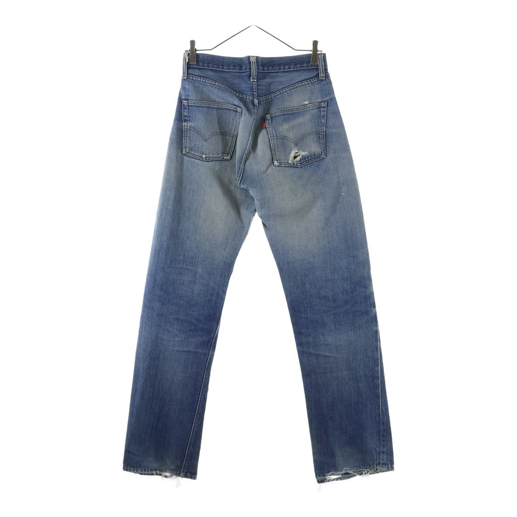 Levi's(リーバイス) 70S VINTAGE 501 66前期 ボタン裏刻印6 スモールe 並行ステッチ ボタンフライ ストレートデニムパンツ