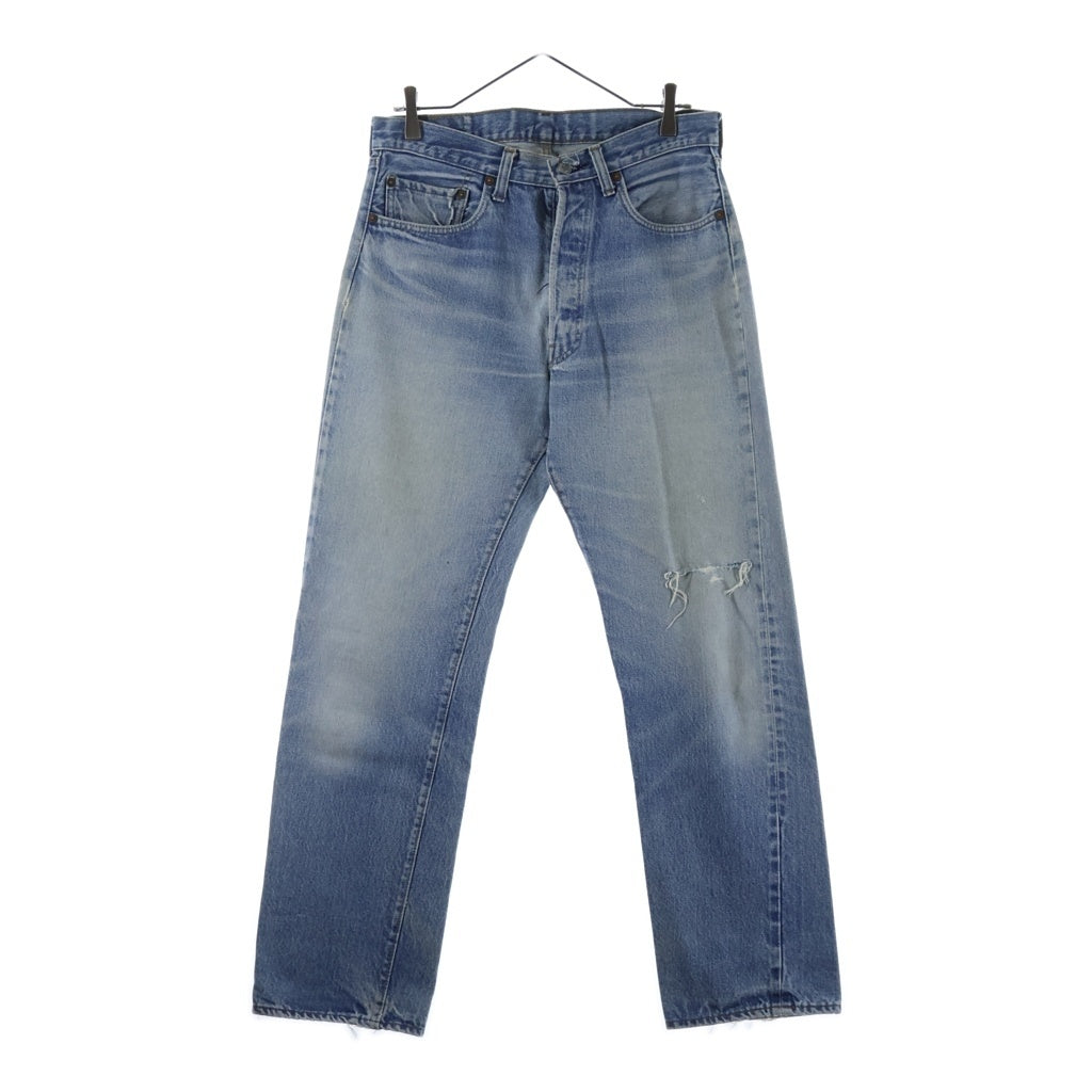 Levi's(リーバイス) 80S VINTAGE 501 ボタン裏刻印524 サークルR ボタンフライストレートデニムパンツ インディゴ