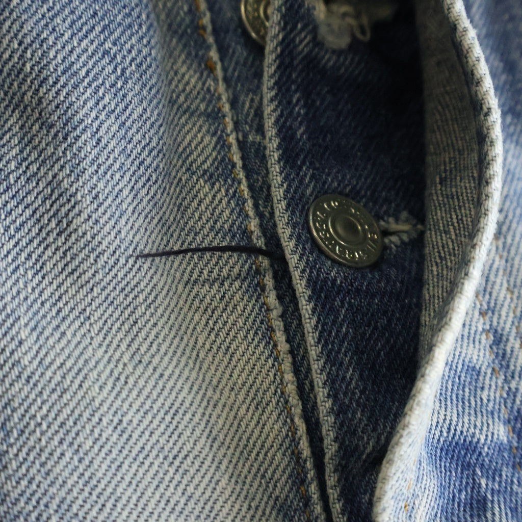 Levi's(リーバイス) 80S VINTAGE 501 ボタン裏刻印524 サークルR ボタンフライストレートデニムパンツ インディゴ