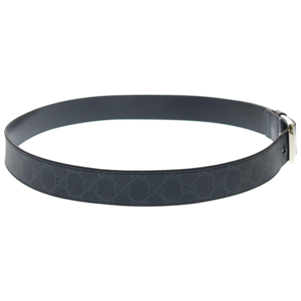 GUCCI(グッチ) インターロッキングG ディテール付き ベルト ブラック 673921 92TIN 1000