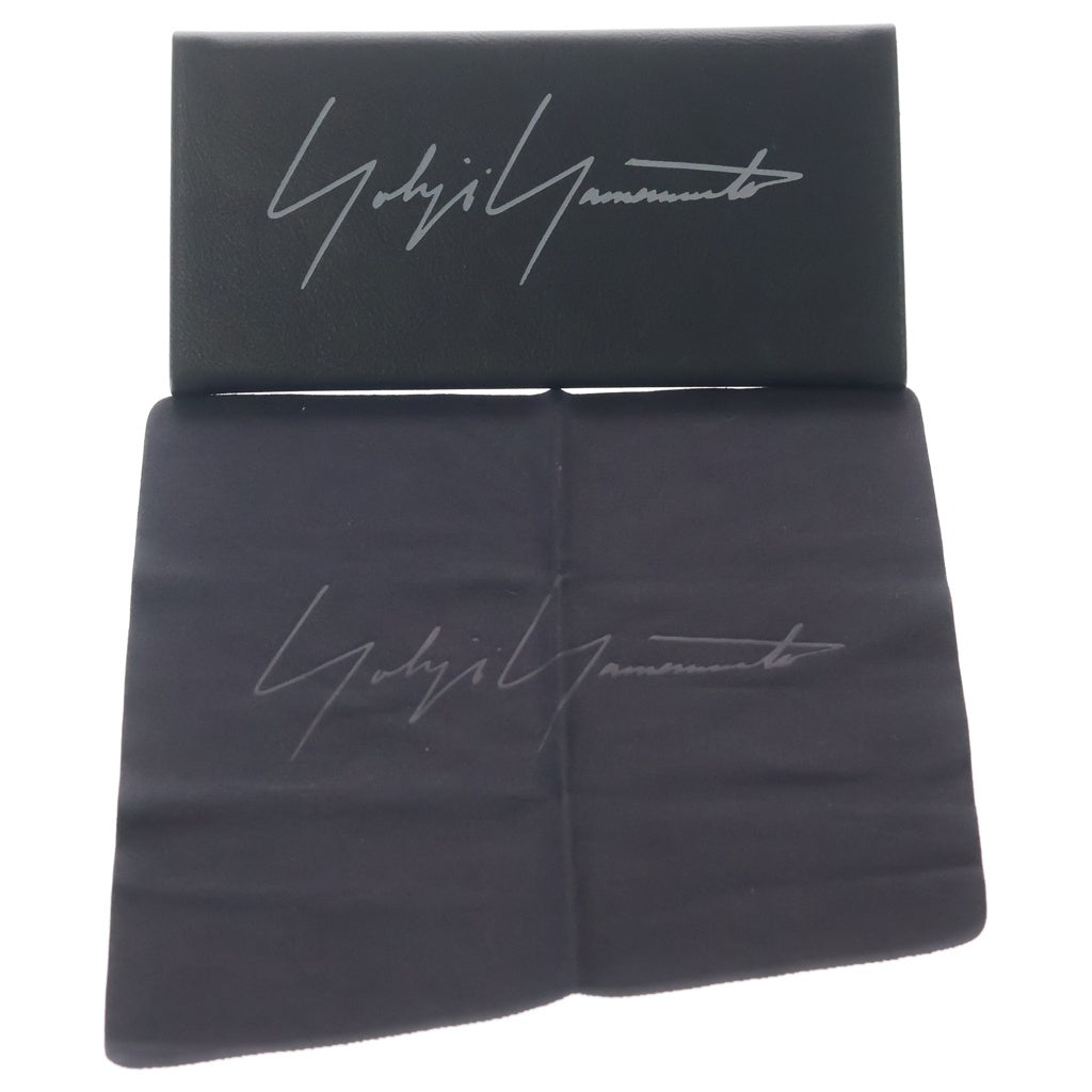 Yohji Yamamoto(ヨウジヤマモト) チタンフレーム ボストン メガネ アイウェア ブラック 19-0084-2