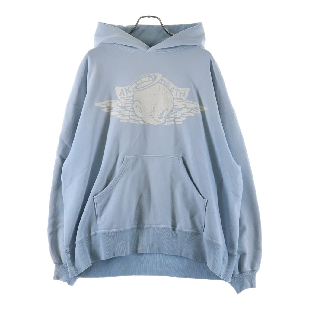 SAINT MICHAEL(セントマイケル) 26SS BABY MICHAEL HOODIE ベイビーマイケルフーディー プルオーバーパーカー ブルー SM-MK8-0000-059