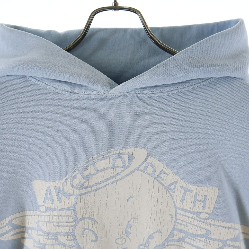 SAINT MICHAEL(セントマイケル) 26SS BABY MICHAEL HOODIE ベイビーマイケルフーディー プルオーバーパーカー ブルー SM-MK8-0000-059