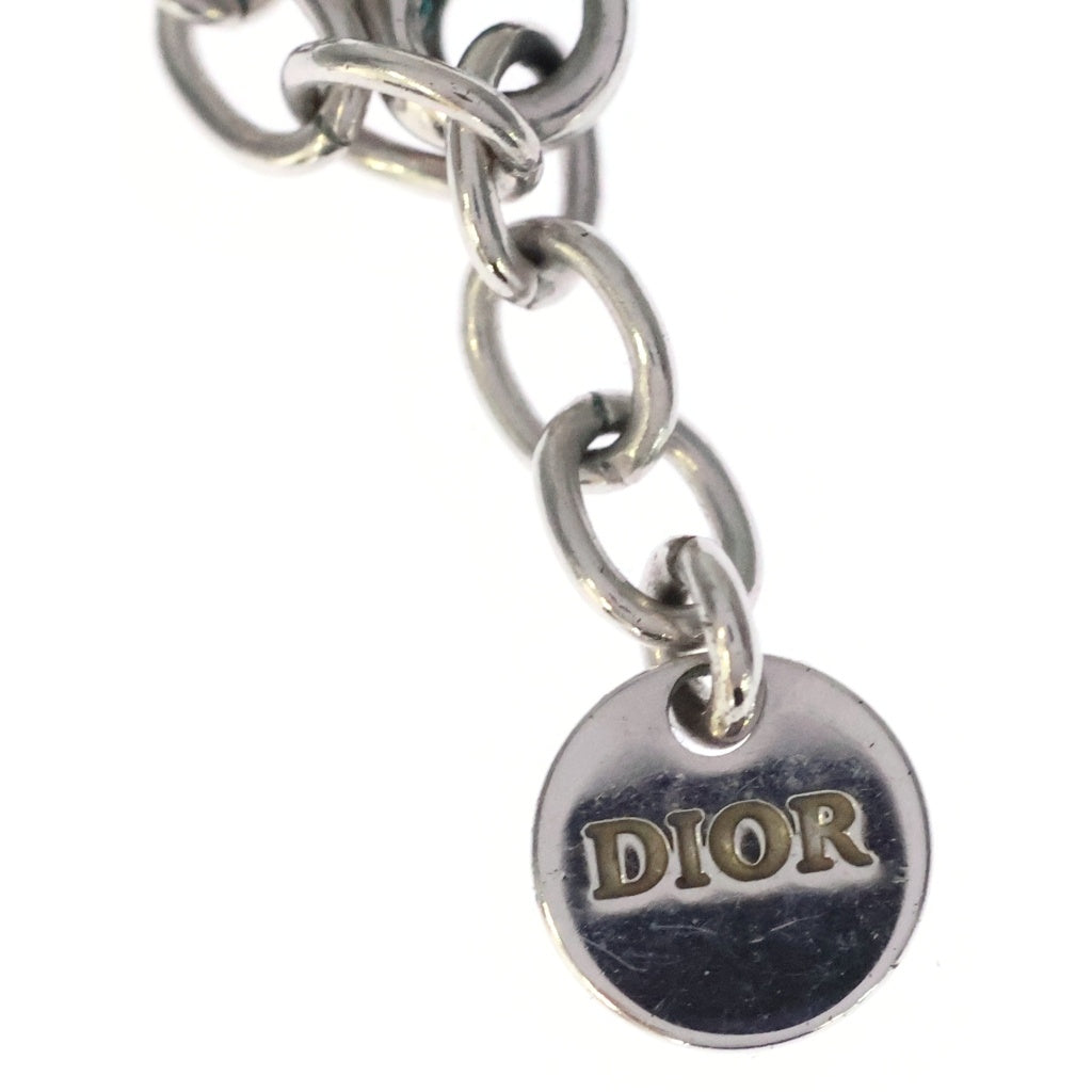 DIOR(ディオール) Clair D Lune CDロゴ ラインストーン ネックレス ペンダント ネックレス シルバー レディース