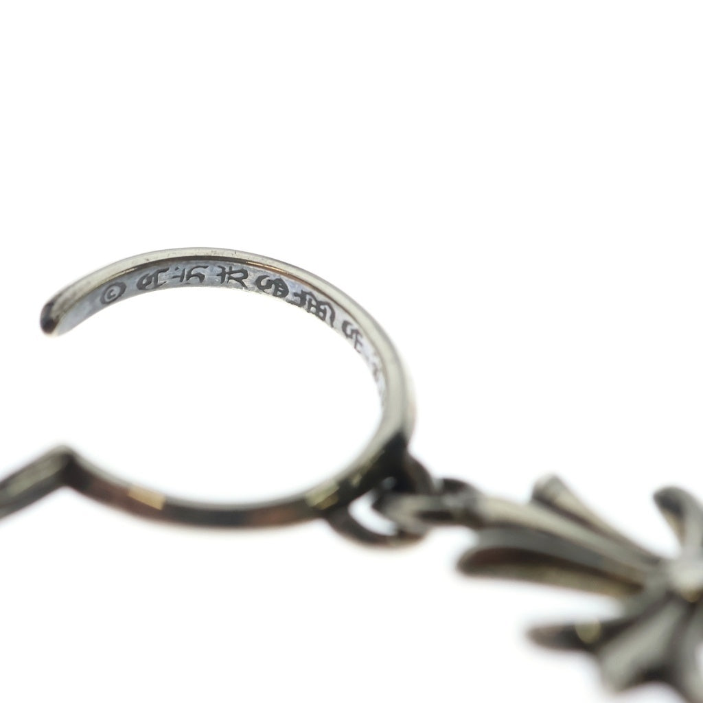 CHROME HEARTS(クロムハーツ) TINY CH CROSS タイニーCHクロス フープピアス シルバー BCA115