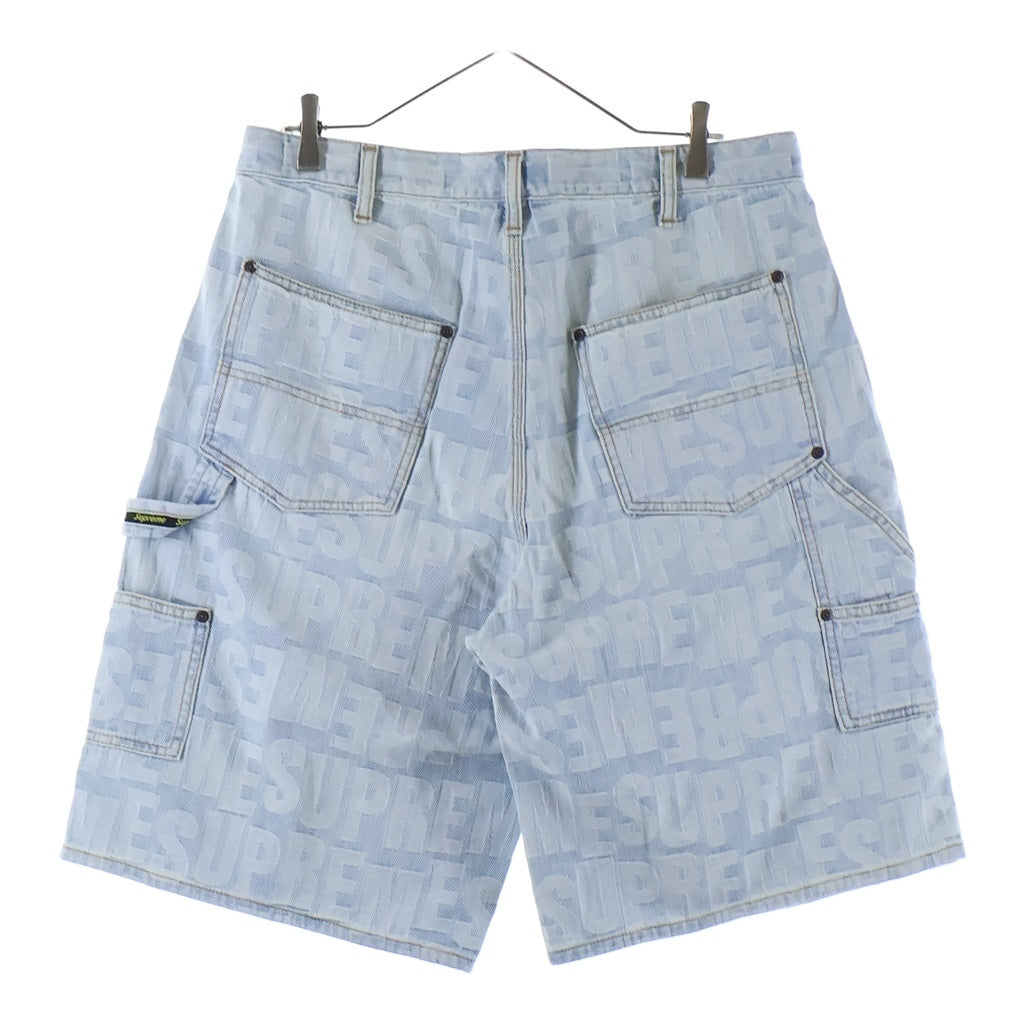 SUPREME(シュプリーム) 26SS Repeat Jacquard Double Knee Denim Short リピートジャガード ダブルニーデニムショーツ インディゴ