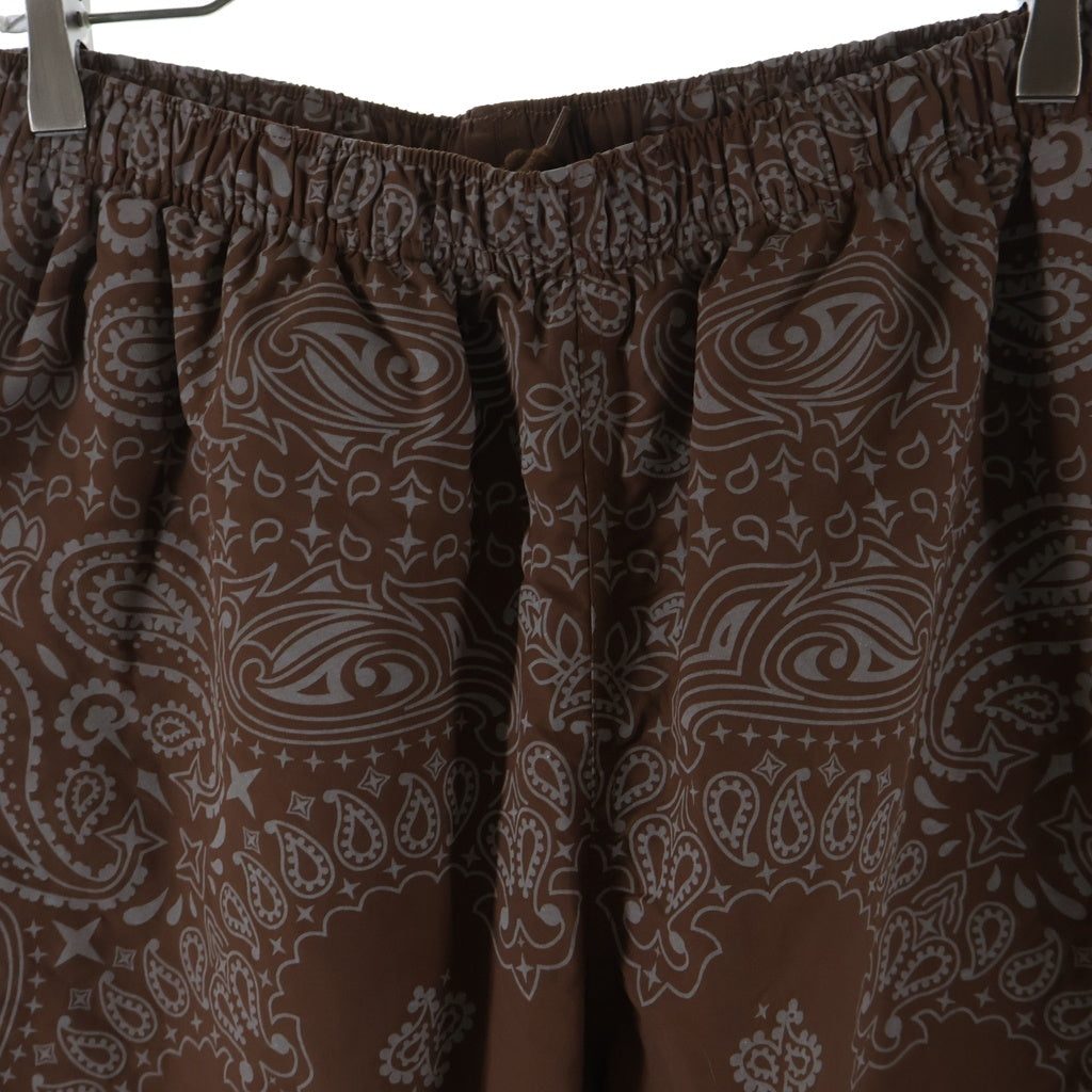 SUPREME(シュプリーム) 26SS Reflective Bandana Track Pant リフレクティブバンダナ トラックパンツ ブラウン