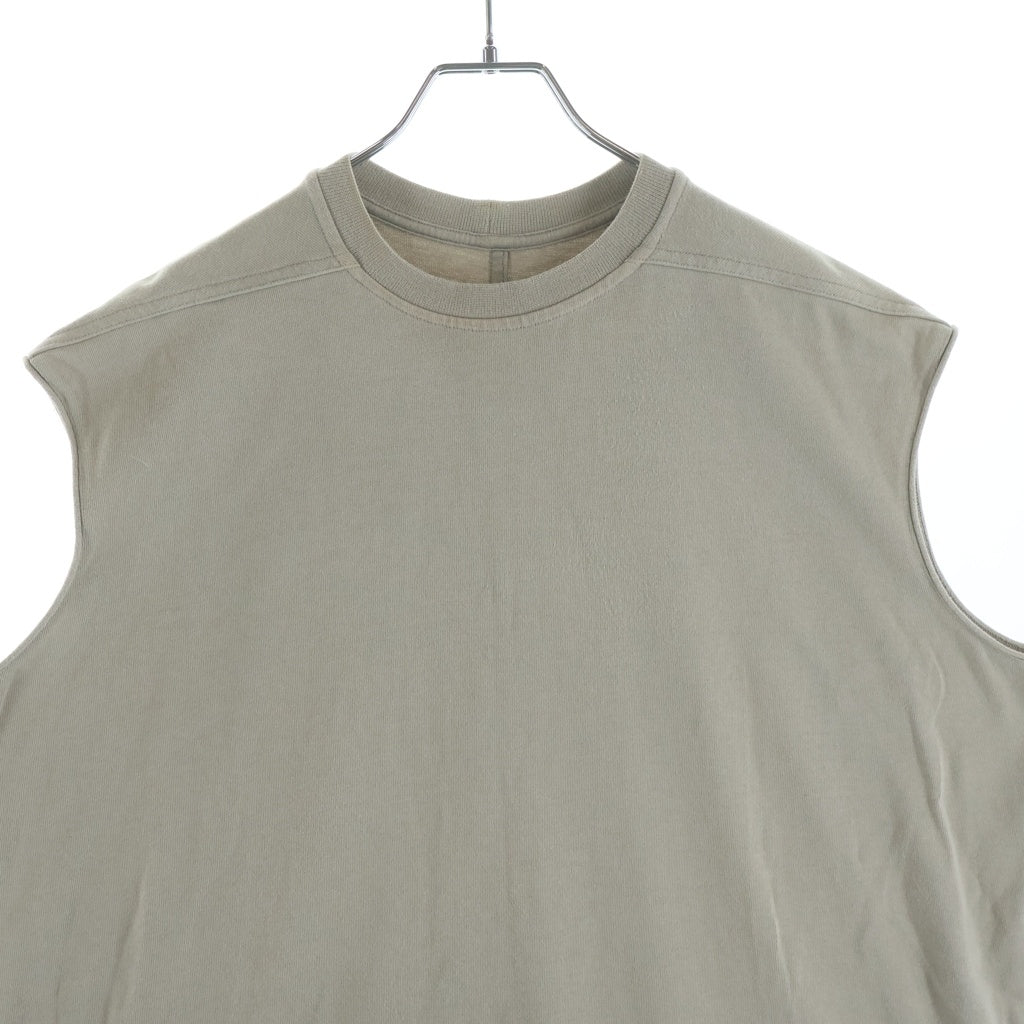 Rick Owens(リックオウエンス) 24SS タープノースリーブカットオフ カットソー ベージュ RU01D3160-BA