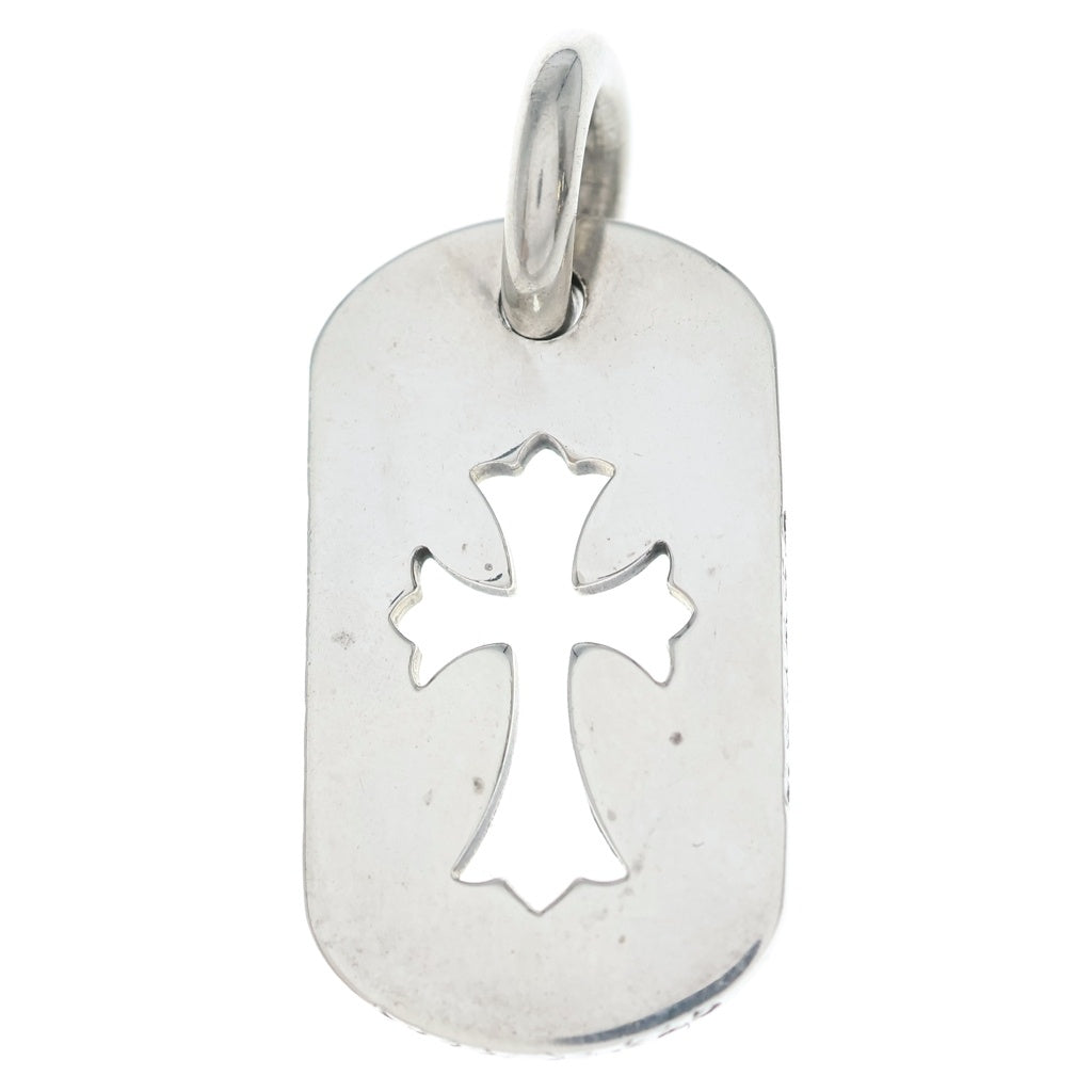CHROME HEARTS(クロムハーツ) D TAG SML CO CRS カットアウトクロスドッグタグ スモール ペンダントトップ シルバー BCA242