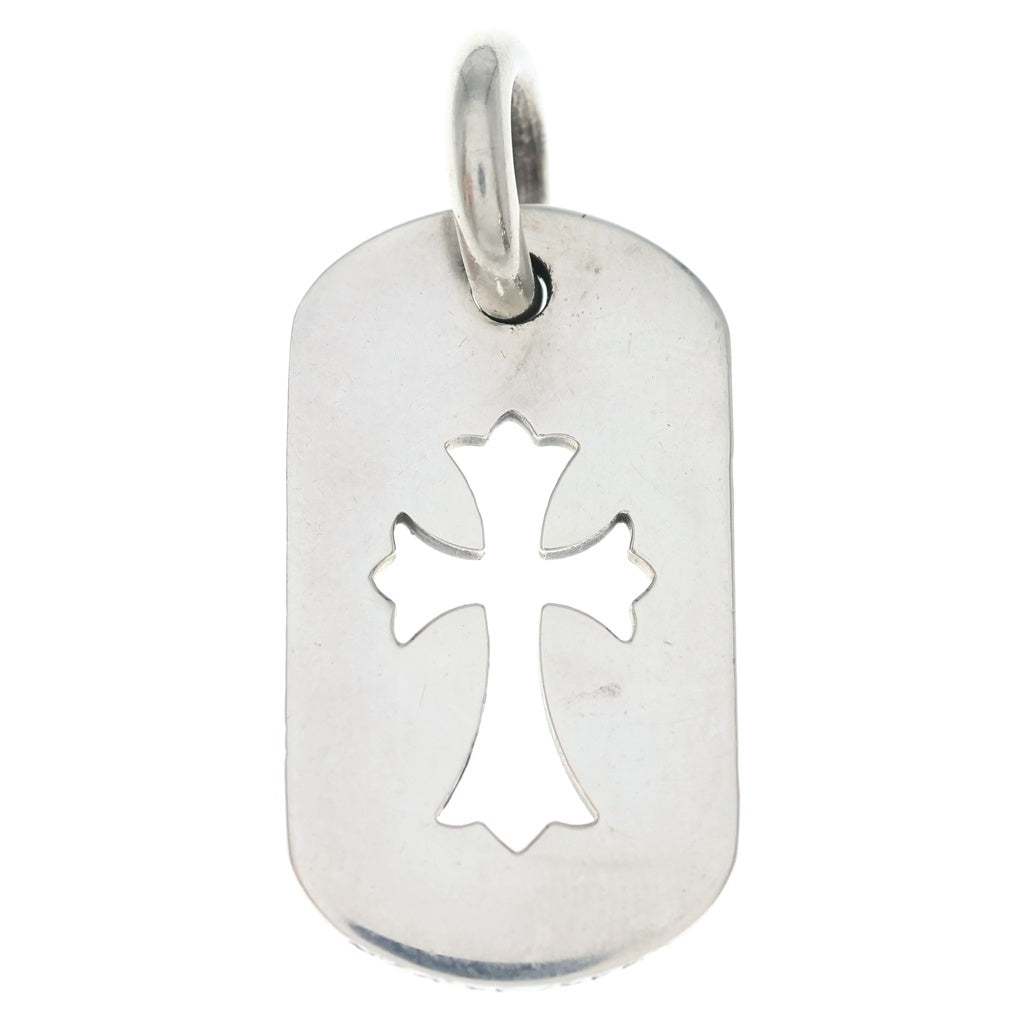 CHROME HEARTS(クロムハーツ) D TAG SML CO CRS カットアウトクロスドッグタグ スモール ペンダントトップ シルバー BCA242