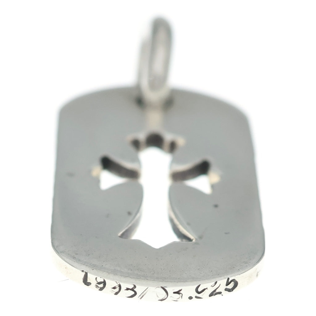 CHROME HEARTS(クロムハーツ) D TAG SML CO CRS カットアウトクロスドッグタグ スモール ペンダントトップ シルバー BCA242