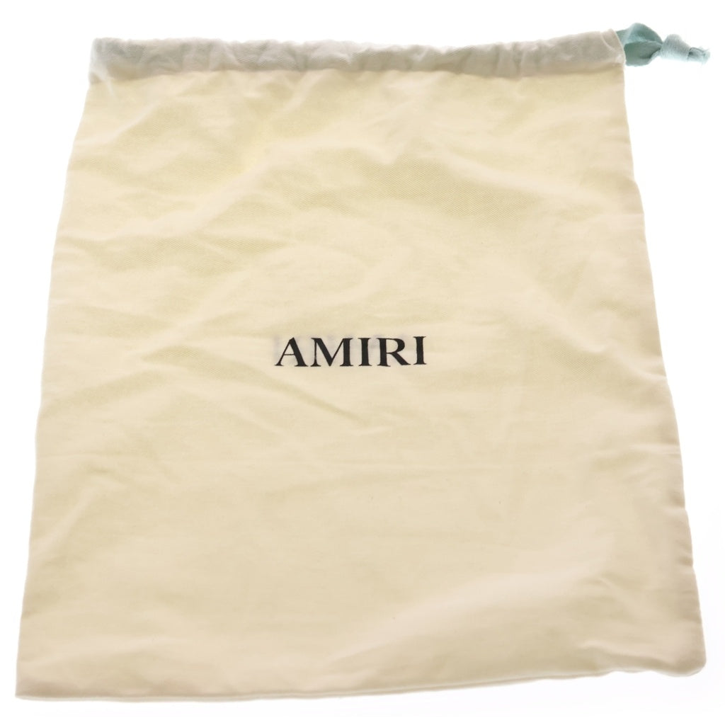 AMIRI(アミリ) CLUB HOLLYWOOD 刺繍 カセット ショルダー バッグ カメラバッグ ブラック レディース