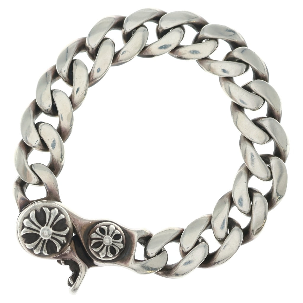 CHROME HEARTS(クロムハーツ) CLSC CHN LNK SML クラシックリンクスモールクリップブレスレット 15LINK シルバー