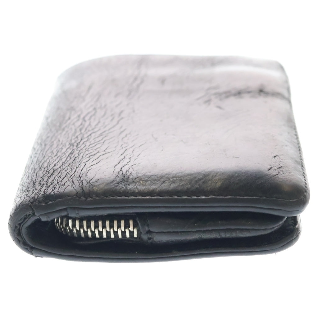 CHROME HEARTS(クロムハーツ) JOEY ジョーイ クロスパッチ レザーウォレット 財布 ブラック