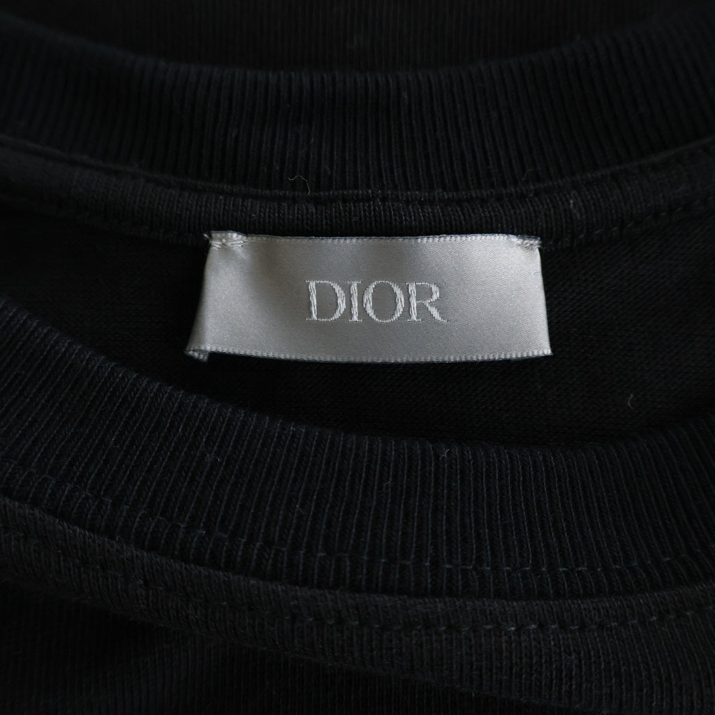 DIOR(ディオール) CDアイコン クルーネック 半袖Tシャツ カットソー ブラック 943J605A0554