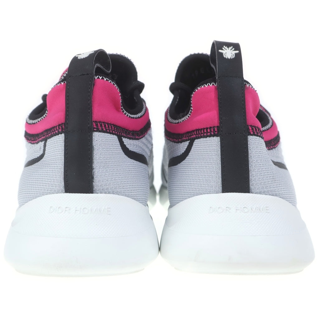 Dior HOMME(ディオールオム) B21 Neo テクニカルニット ローカットスニーカー シューズ グレー/ピンク