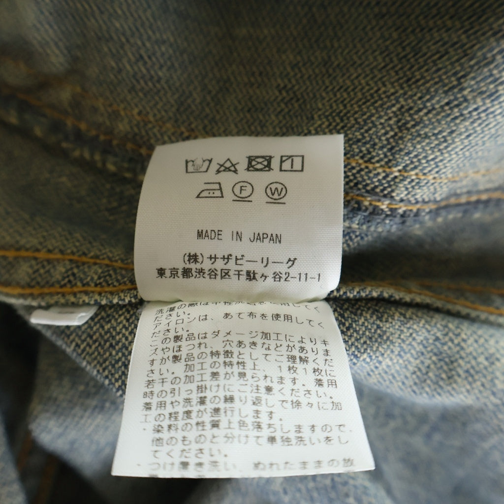 RON HERMAN(ロンハーマン) 20SS Denim Jacket ジップアップ デニムジャケット インディゴ 3120400080